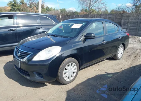 2013 Nissan Versa 1.6 Sv из США, поврежденный, VIN 3N1CN7APXDL841306